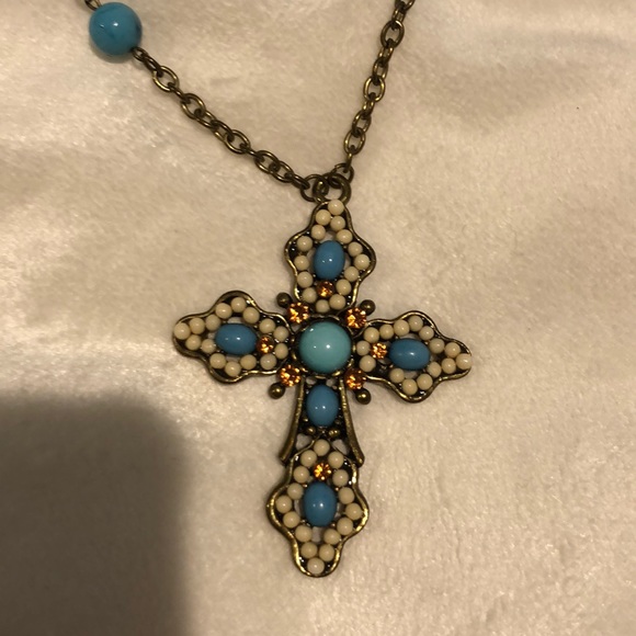 Vintage Cross Necklace - Picture 2 of 3